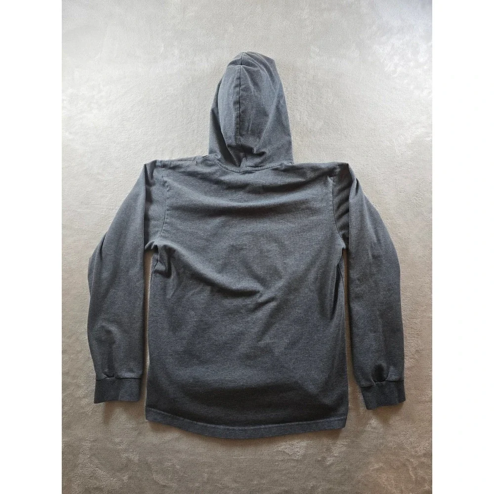 Adidas Hoodie Sweatshirt Mens S Fit XS Grey‎ Fleece Lightweight *Read